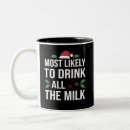 Search for drink milk mugs Santa
