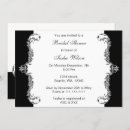 Search for grey bridal shower invitations Retro