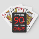 Search for 90th birthday playing cards Ninety