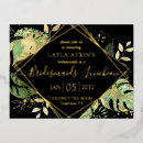 Search for elegant bridal luncheon black gold invitations Modern