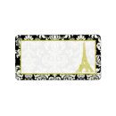 Search for black damask return address labels Antique