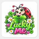 Search for lucky ladybug stickers Good luck