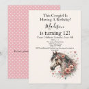 Search for horse birthday invitations Equestrian