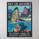Search for vintage rio travel posters South america