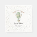 Search for hot air balloon baby shower napkins Gender neutral