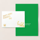 Search for saint patrick cards Clover