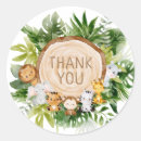 Search for zebra print thank you stickers Lion