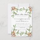 Search for fall leaves save the dates Simple
