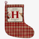 Search for plaid tartan christmas stockings For kids