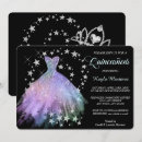 Search for pink black and silver glitter invitations Sparkle