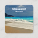 Search for sea business cards Tropical beach