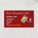 Search for tavern business cards Pub