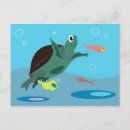Search for sea turtle art postcards Marine life