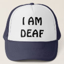 Search for deafness hats Asl