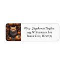 Search for autumnal return address labels Cat