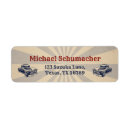 Search for auto racing return address labels Cars
