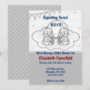Search for expectation baby shower invitations Blue