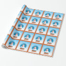 Search for christmas snow globe wrapping paper Snowman