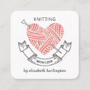 Search for knitting business cards Yarn
