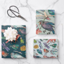 Search for animals of wild wrapping paper Fox