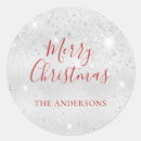 Search for red and silver stickers Xmas