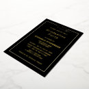 Search for black gold graduation invitations Foil