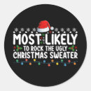 Search for ugly christmas sweater stickers Merry