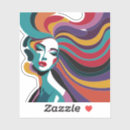 Search for popart stickers Woman