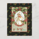 Search for little girl small christmas cards Holly