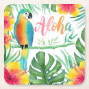 Search for tropical coasters Palm leaves