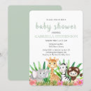 Search for jungle safari baby shower invitations Whimsical