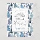 Search for christmas party save the date postcards Winter