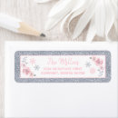 Search for winter onederland return address labels Winter 1st birthday