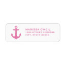 Search for navy and yellow return address labels Nautical