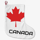 Search for canada christmas stockings Red