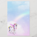 Search for unicorn stationery paper Fairytale
