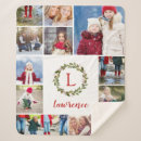 Search for 12 photo blankets Monogrammed