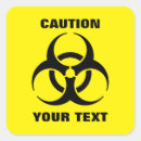 Search for yellow biohazard stickers Biological