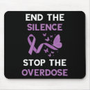 Search for forgotten mousepads Overdose awareness month