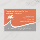 Search for adoption business cards Kennel