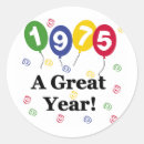 Search for 1975 stickers Birthday