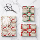 Search for classic santa wrapping paper Cute