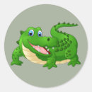 Search for cartoon crocodile stickers Illustration