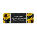 Search for sun flower return address labels Yellow