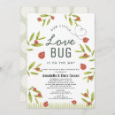 Search for ladybug baby shower invitations Love bug