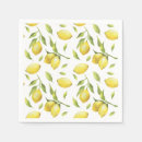 Search for lemon napkins Watercolor