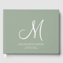 Search for sage green wedding guest books Elegant