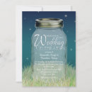 Search for firefly wedding invitations Mason jar