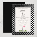 Search for parisian wedding invitations Black and white