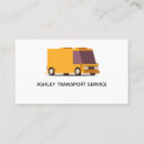 Search for van transportation business cards Truck